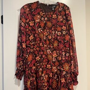 Floral Long Sleeve Dress
